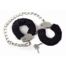 Оковы с мехом Lola Games Bondage, черные Оковы с мехом Lola Games Bondage, черные