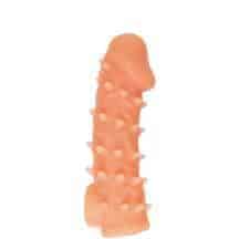 Насадка на член Kokos Cock Sleeve 005 M с подхватом мошонки, телесная Насадка на член Kokos Cock Sleeve 005 M с подхватом мошонки, телесная