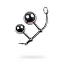 Стринги с двойной стимуляцией для шибари Toyfa Metal, серебристый. Нет в наличии Стринги с двойной стимуляцией для шибари Toyfa Metal, серебристый