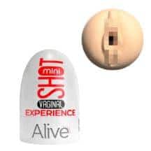 Мастурбатор Adrien Lastic Alive Mini Shot Vaginal Experience, телесный Мастурбатор Adrien Lastic Alive Mini Shot Vaginal Experience, телесный