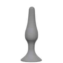 Анальная пробка Lola Games Back Door Slim Anal Plug L, серая Анальная пробка Lola Games Back Door Slim Anal Plug L, серая