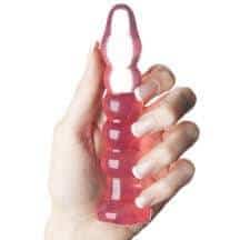 Анальная елочка Doc Johnson Crystal Jellie, розовая. Нет в наличии Анальная елочка Doc Johnson Crystal Jellie, розовая