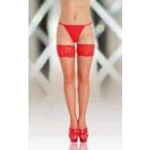 Чулки в крупную сетку, цвет красный, L. Нет в наличии Чулки в крупную сетку, цвет красный, L