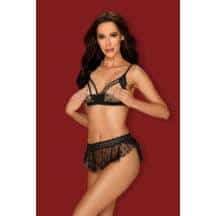 Комплекты Obsessive Heartia set, Чёрный, L/XL. Нет в наличии Комплекты Obsessive Heartia set, Чёрный, L/XL