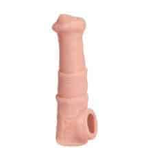 Насадка на член Kokos Cock Sleeve 011 M с подхватом мошонки, телесная. Нет в наличии Насадка на член Kokos Cock Sleeve 011 M с подхватом мошонки, телесная