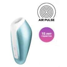 Вакуумный стимулятор клитора Satisfyer Love Breeze, голубой Вакуумный стимулятор клитора Satisfyer Love Breeze, голубой
