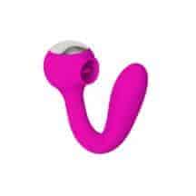 Клиторальный стимулятор с язычком и вибратор Мистер Факер Drago, розовый. Нет в наличии Клиторальный стимулятор с язычком и вибратор Мистер Факер Drago, розовый