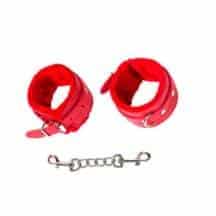 Наручники Lola Games Party Hard Calm с мехом, красные. Нет в наличии Наручники Lola Games Party Hard Calm с мехом, красные