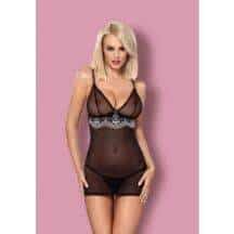 Сорочка и Стринги Obsessive 840-CHE-1, черный размер S/M. Нет в наличии Сорочка и Стринги Obsessive 840-CHE-1, черный размер S/M