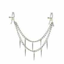 Зажимы для сосков PipeDream Rock Hard Nipple Clamps, серебристые