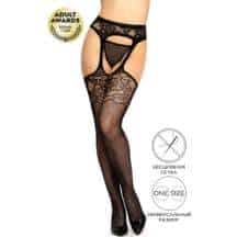 Комплект чулки с поясом и стринги Candy Girl Ariel черные, OS. Нет в наличии Комплект чулки с поясом и стринги Candy Girl Ariel черные, OS
