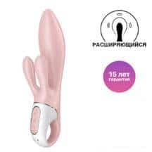 Вибратор-кролик с расширением Satisfyer Air Pump Bunny 3, розовый. Нет в наличии Вибратор-кролик с расширением Satisfyer Air Pump Bunny 3, розовый