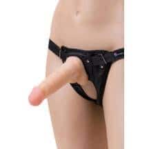 Страпон на креплении LoveToy с поясом Harness, телесный, 17,5 см. Нет в наличии Страпон на креплении LoveToy с поясом Harness, телесный, 17,5 см