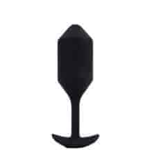 Вибропробка для ношения b-Vibe Vibrating Snug Plug 4, черная Вибропробка для ношения b-Vibe Vibrating Snug Plug 4, черная