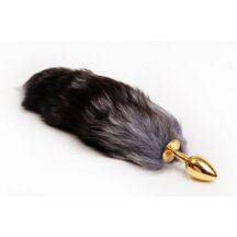 Анальная пробка 4sexdream с лисьим хвостом, золотистый. Нет в наличии Анальная пробка 4sexdream с лисьим хвостом, золотистый