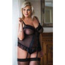 Корсет и Трусы SoftLine Collection Margaret, черный, XXL. Нет в наличии Корсет и Трусы SoftLine Collection Margaret, черный, XXL