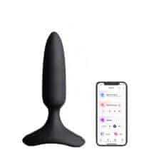 Анальная вибропробка Lovense Hush 2 XS, черная Анальная вибропробка Lovense Hush 2 XS, черная