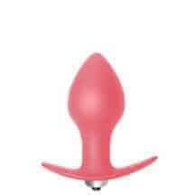 Анальная вибропробка Lola Toys First Time Bulb Anal Plug, розовая Анальная вибропробка Lola Toys First Time Bulb Anal Plug, розовая