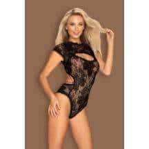 Боди Obsessive Peonesia teddy, Чёрный, L/XL. Нет в наличии Боди Obsessive Peonesia teddy, Чёрный, L/XL