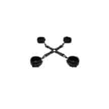 Наручники для рук и ног Shots Ouch! Luxury крестообразные, чёрный. Нет в наличии Наручники для рук и ног Shots Ouch! Luxury крестообразные, чёрный