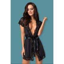 Роскошный пеньюуар с ажурными вставками, XXL. Нет в наличии Роскошный пеньюуар с ажурными вставками, XXL
