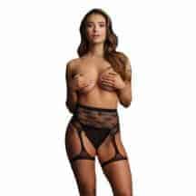 Пояс для чулок с гартерами Shots Le Desir Bliss S/ХL, черный. Нет в наличии Пояс для чулок с гартерами Shots Le Desir Bliss S/ХL, черный