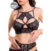 Бралетт удлиненный Erolanta Lada, черный, 42-44. Нет в наличии Бралетт удлиненный Erolanta Lada, черный, 42-44