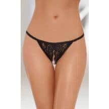 Стринги женские с разрезом, S/L, черный. Нет в наличии Стринги женские с разрезом, S/L, черный