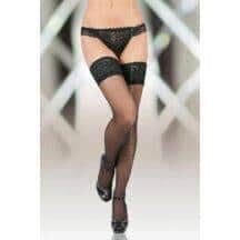 Чулки SoftLine Collection с широкой кружевной резинкой (с силик. полосками) чёрные-M. Нет в наличии Чулки SoftLine Collection с широкой кружевной резинкой (с силик. полосками) чёрные-M
