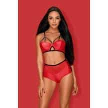 Комплекты Obsessive Leatheria set Red, Красный, L/XL. Нет в наличии Комплекты Obsessive Leatheria set Red, Красный, L/XL