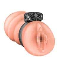 Мастурбатор-вагина с виброкольцом Lola Toys Satisfaction Magazine School Mistress, телесный Мастурбатор-вагина с виброкольцом Lola Toys Satisfaction Magazine School Mistress, телесный