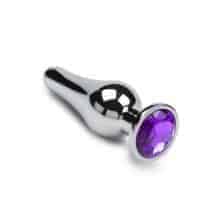 Маленькая анальная пробка Пикантные Штучки с фиолетовым кристаллом, графит, 8.5 см. Нет в наличии Маленькая анальная пробка Пикантные Штучки с фиолетовым кристаллом, графит, 8.5 см