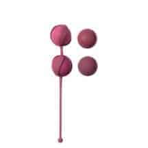 Набор вагинальных шариков Lola Games Love Story Valkyrie, бордовый Набор вагинальных шариков Lola Games Love Story Valkyrie, бордовый