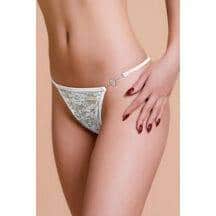 Трусики со стразами Joli Jamie, белый, OS. Нет в наличии Трусики со стразами Joli Jamie, белый, OS