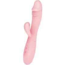 Вибратор с дополнительным стимулятором клитора Pretty Love Snappy, розовый Вибратор с дополнительным стимулятором клитора Pretty Love Snappy, розовый