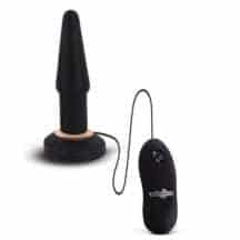 Анальная пробка с вибрацией Gopaldas Apex S, черная. Нет в наличии Анальная пробка с вибрацией Gopaldas Apex S, черная