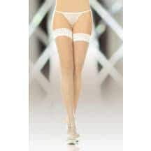 Чулки в сетку, цвет белый, L. Нет в наличии Чулки в сетку, цвет белый, L