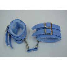 Наручники голубые TWO с мехом винил. Нет в наличии Наручники голубые TWO с мехом винил