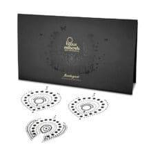 Пэстисы Bijoux Indiscrets Flamboyant, черно-серые. Нет в наличии Пэстисы Bijoux Indiscrets Flamboyant, черно-серые