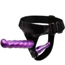 Страпон с вагинальной стимуляцией Baile Female Harness Ultra, фиолетовый. Нет в наличии Страпон с вагинальной стимуляцией Baile Female Harness Ultra, фиолетовый