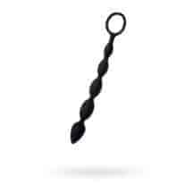 Анальная цепочка Toyfa A-Toys M, 27,6 см, черный