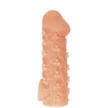 Насадка на член Kokos Cock Sleeve 009 L с подхватом мошонки, телесная Насадка на член Kokos Cock Sleeve 009 L с подхватом мошонки, телесная