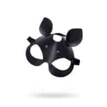 Маска с ушками кошки Pecado BDSM, натуральная кожа, черный. Нет в наличии Маска с ушками кошки Pecado BDSM, натуральная кожа, черный