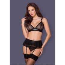 Соблазнительный комплект из сетки и лаковыми детялми, S/M. Нет в наличии Соблазнительный комплект из сетки и лаковыми детялми, S/M