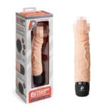Вибратор PowerCocks Girthy 6.5" реалистичный 19 см, телесный Вибратор PowerCocks Girthy 6.5" реалистичный 19 см, телесный