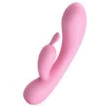 Вибратор с дополнительным стимулятором клитора Pretty Love Hugo, розовый. Нет в наличии Вибратор с дополнительным стимулятором клитора Pretty Love Hugo, розовый