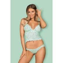 Комплекты Obsessive Delicanta top & panties, Бирюзовый, L/XL. Нет в наличии Комплекты Obsessive Delicanta top & panties, Бирюзовый, L/XL