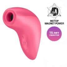 Вакуумный стимулятор клитора с подвижной мембраной Satisfyer Magnetic Deep Pulse, розовый Вакуумный стимулятор клитора с подвижной мембраной Satisfyer Magnetic Deep Pulse, розовый