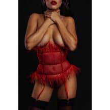 Корсет Devil & Angel 7086, Красный, M. Нет в наличии Корсет Devil & Angel 7086, Красный, M