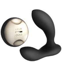 Вибромассажер простаты с вибропультом ДУ Lelo Hugo, черный Вибромассажер простаты с вибропультом ДУ Lelo Hugo, черный